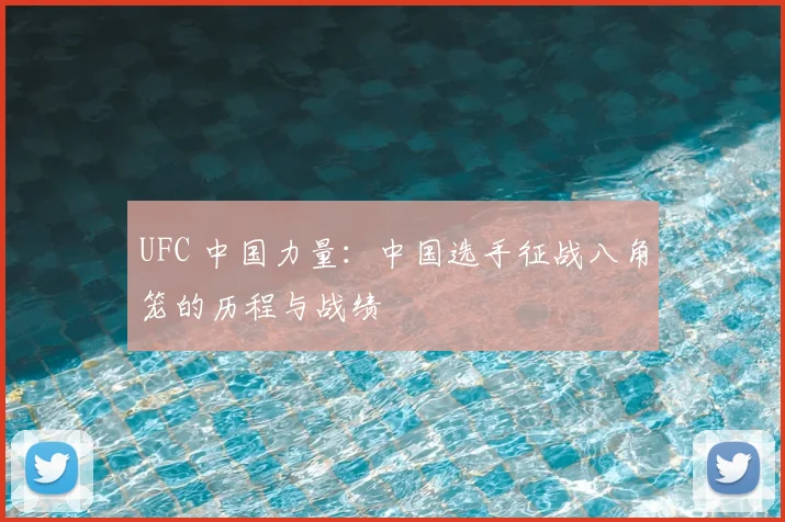 UFC 中国力量:中国选手征战八角笼的历程与战绩